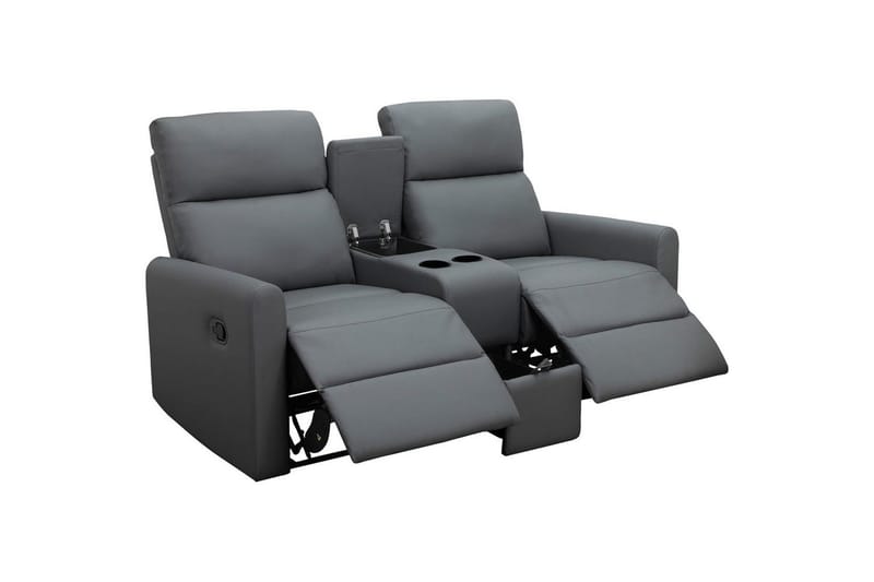 Lepotuoli Dacoulas Antrasiitti, PU/Puu - Antrasiitti, PU/Puu - Huonekalut - Tuoli & nojatuoli - Nojatuoli & lepotuoli - Mekanismituoli