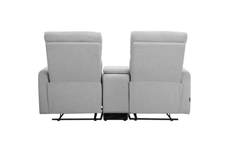 Lepotuoli Dacoulas Vaaleanharmaa, Kangas/Puu - Vaaleanharmaa, Kangas/Puu - Huonekalut - Tuoli & nojatuoli - Nojatuoli & lepotuoli - Mekanismituoli