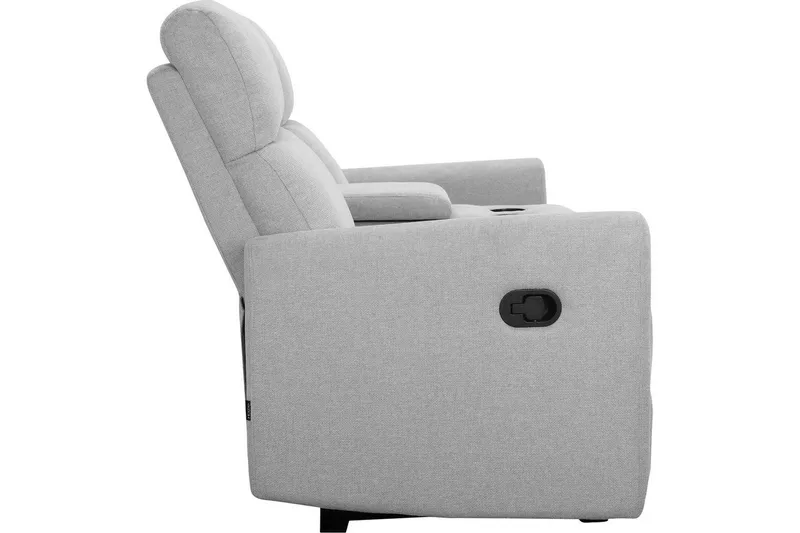 Lepotuoli Dacoulas Vaaleanharmaa, Kangas/Puu - Vaaleanharmaa, Kangas/Puu - Huonekalut - Tuoli & nojatuoli - Nojatuoli & lepotuoli - Mekanismituoli