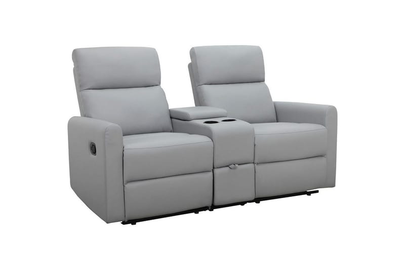 Lepotuoli Dacoulas Vaaleanharmaa, PU/Puu, Vaaleanharmaa, PU/Puu