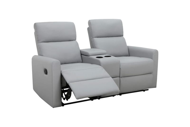 Lepotuoli Dacoulas Vaaleanharmaa, PU/Puu - Vaaleanharmaa, PU/Puu - Huonekalut - Tuoli & nojatuoli - Nojatuoli & lepotuoli - Mekanismituoli