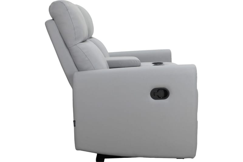 Lepotuoli Dacoulas Vaaleanharmaa, PU/Puu - Vaaleanharmaa, PU/Puu - Huonekalut - Tuoli & nojatuoli - Nojatuoli & lepotuoli - Mekanismituoli