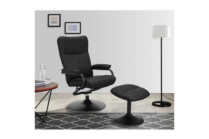 Lepotuoli Istad Musta - Musta - Huonekalut - Tuoli & nojatuoli - Nojatuoli & lepotuoli - Mekanismituoli