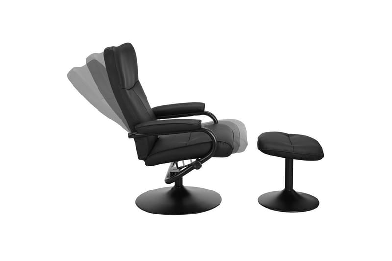 Lepotuoli Istad Musta - Musta - Huonekalut - Tuoli & nojatuoli - Nojatuoli & lepotuoli - Mekanismituoli