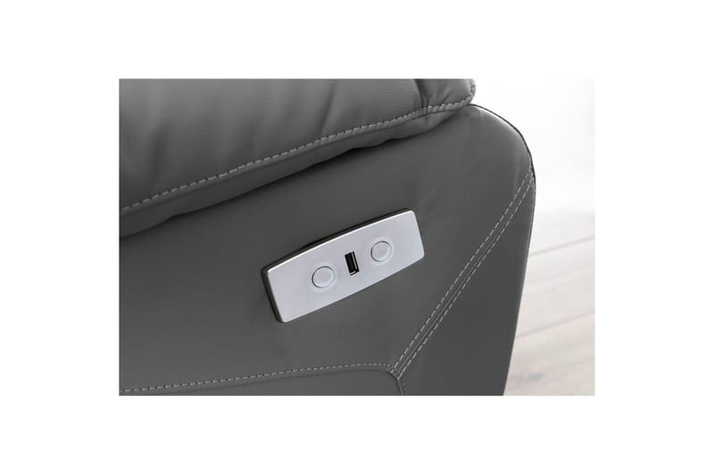 Lepotuoli Lannilis Harmaa, PU/Puu/Metalli, Sähköinen lepotuoli - Harmaa, PU/Puu/Metalli, Sähköinen lepotuoli - Huonekalut - Tuoli & nojatuoli - Nojatuoli & lepotuoli - Mekanismituoli