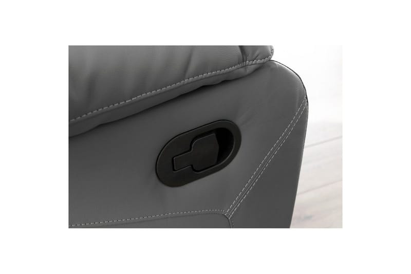 Lepotuoli Lannilis Harmaa, PU/Puu/Metalli, Manuaalinen nojatuoli - Harmaa, PU/Puu/Metalli, Manuaalinen nojatuoli - Huonekalut - Tuoli & nojatuoli - Nojatuoli & lepotuoli - Mekanismituoli