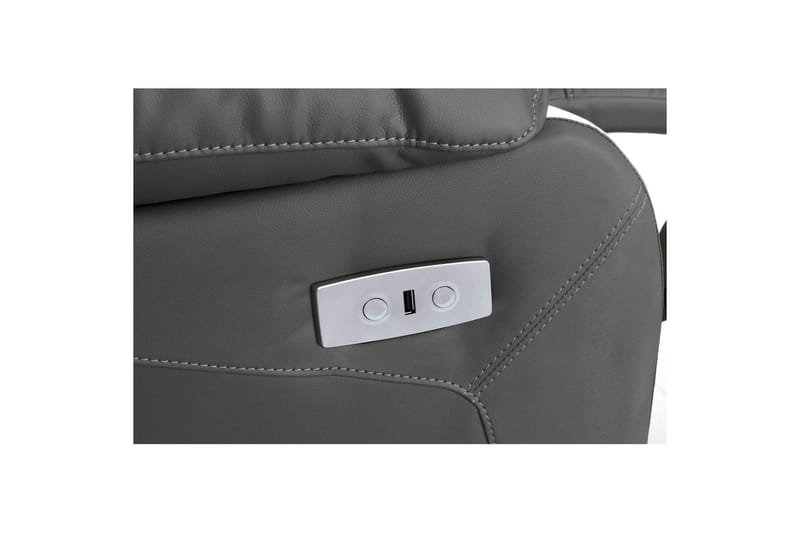 Lepotuoli Lannilis Harmaa, PU/Puu/Metalli, Sähköinen lepotuoli - Harmaa, PU/Puu/Metalli, Sähköinen lepotuoli - Huonekalut - Tuoli & nojatuoli - Nojatuoli & lepotuoli - Mekanismituoli