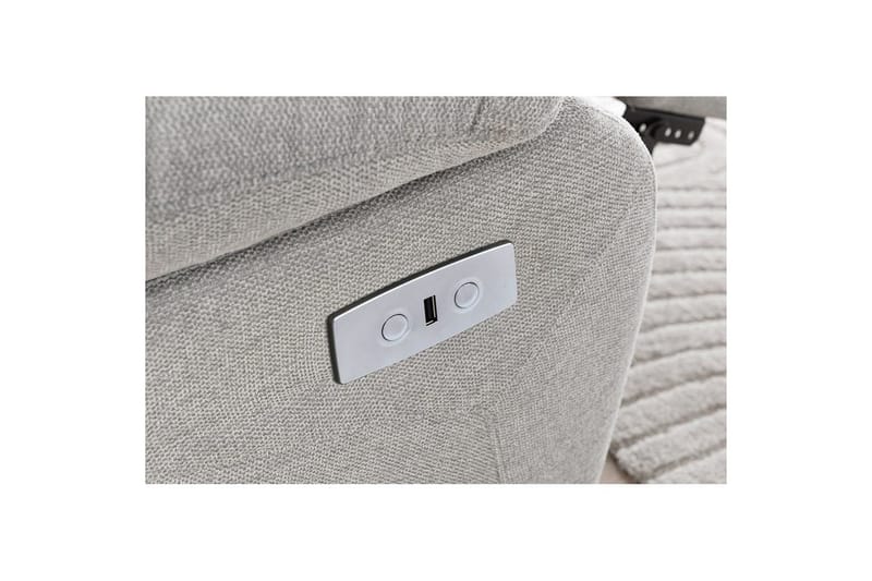 Lepotuoli Lannilis Vaaleanharmaa, Kangas/Puu/Metalli, Sähköinen lepotuoli - Vaaleanharmaa, Kangas/Puu/Metalli, Sähköinen lepotuoli - Huonekalut - Tuoli & nojatuoli - Nojatuoli & lepotuoli - Mekanismituoli