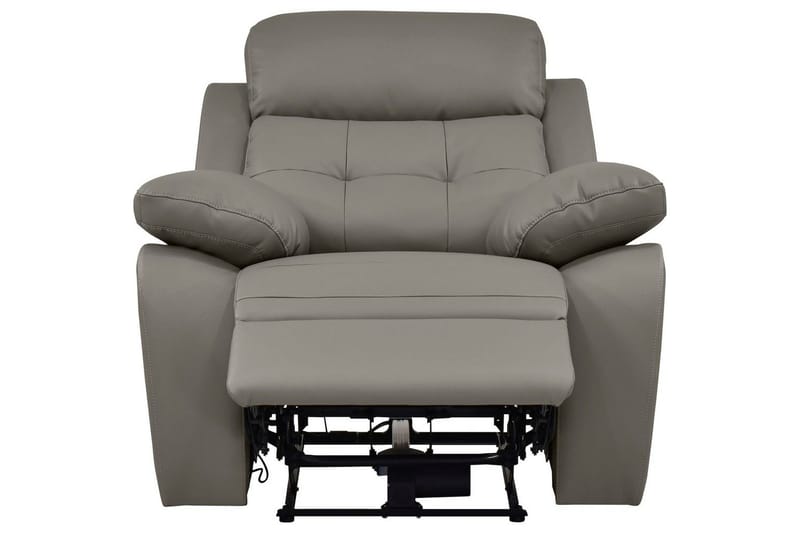 Lepotuoli Lannilis Vaaleanharmaa, PU/Puu/Metalli, Manuaalinen nojatuoli - Vaaleanharmaa, PU/Puu/Metalli, Manuaalinen nojatuoli - Huonekalut - Tuoli & nojatuoli - Nojatuoli & lepotuoli - Mekanismituoli