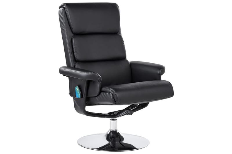 Lepotuoli Legend - Musta, Hopea - Huonekalut - Tuoli & nojatuoli - Nojatuoli & lepotuoli - Hierontatuolit