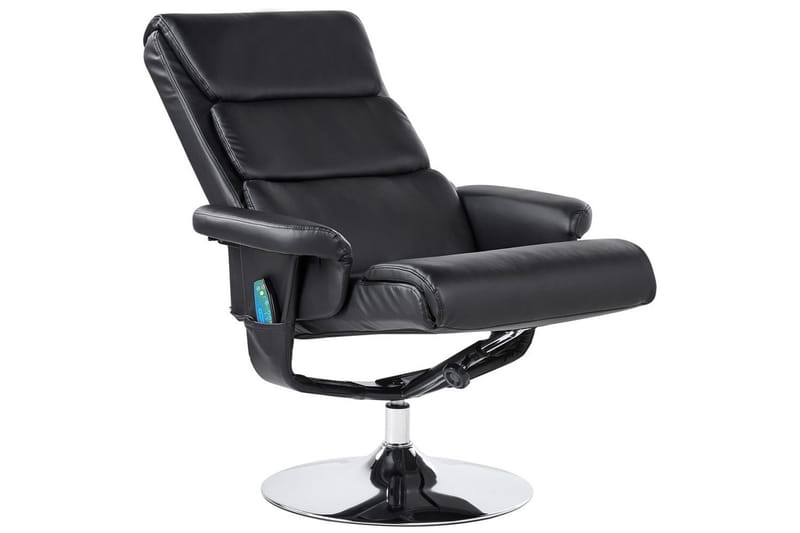 Lepotuoli Legend - Musta, Hopea - Huonekalut - Tuoli & nojatuoli - Nojatuoli & lepotuoli - Hierontatuolit