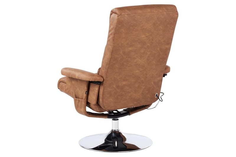 Lepotuoli Legend - Ruskea, Hopea - Huonekalut - Tuoli & nojatuoli - Nojatuoli & lepotuoli - Hierontatuolit