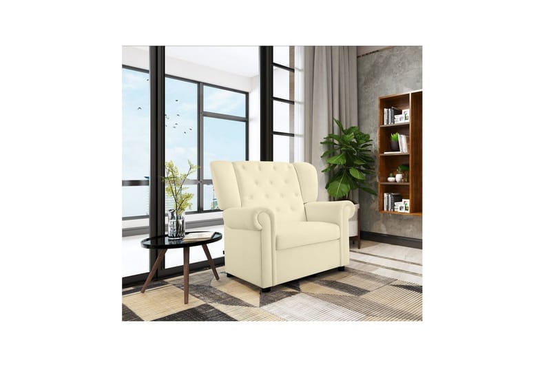 Lepotuoli Lillyse Kermanvalkoinen - Kermanvalkoinen - Huonekalut - Tuoli & nojatuoli - Nojatuoli & lepotuoli