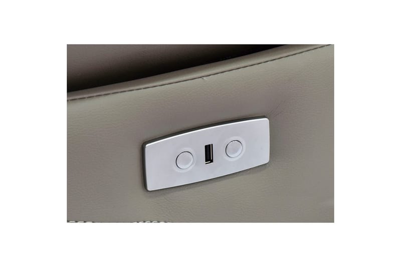 Lepotuoli Southbrook Vaaleanharmaa, PU/Puu/Metalli, Sähköinen lepotuoli - Vaaleanharmaa, PU/Puu/Metalli, Sähköinen lepotuoli - Huonekalut - Tuoli & nojatuoli - Nojatuoli & lepotuoli - Mekanismituoli