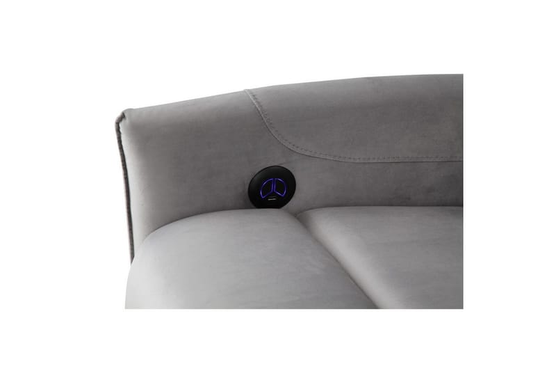 Lepotuoli Pineto Harmaa, Sametti/Metalli/Puu - Harmaa, Sametti/Metalli/Puu - Huonekalut - Tuoli & nojatuoli - Nojatuoli & lepotuoli - Mekanismituoli