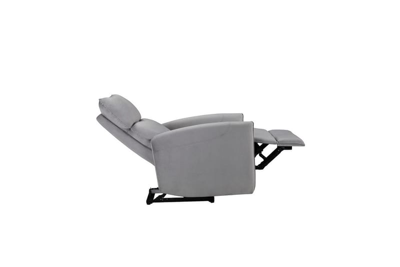 Lepotuoli Pineto Harmaa, Sametti/Metalli/Puu - Harmaa, Sametti/Metalli/Puu - Huonekalut - Tuoli & nojatuoli - Nojatuoli & lepotuoli - Mekanismituoli