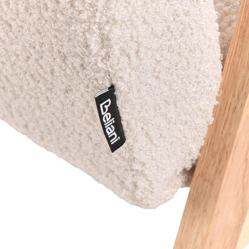 Nojatuoli Linde - Beige, vaalea puu - Huonekalut - Tuoli & nojatuoli - Nojatuoli & lepotuoli - Vuodetuoli