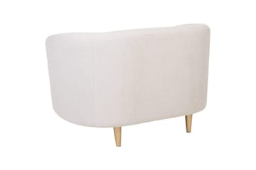 Nojatuoli Loen - Beige/kulta/polyesteri - Huonekalut - Tuoli & nojatuoli - Nojatuoli & lepotuoli - Klubituolit
