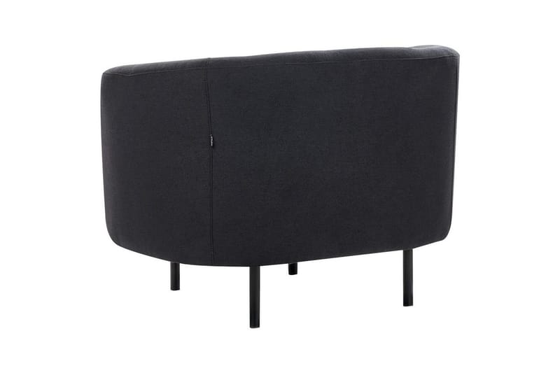 Nojatuoli Loen - Musta/Polyesteri - Huonekalut - Tuoli & nojatuoli - Nojatuoli & lepotuoli