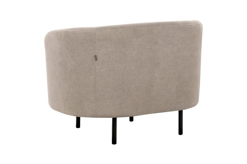 Nojatuoli Loen - Taupe, harmaa, musta/polyesteri - Huonekalut - Tuoli & nojatuoli - Nojatuoli & lepotuoli - Klubituolit
