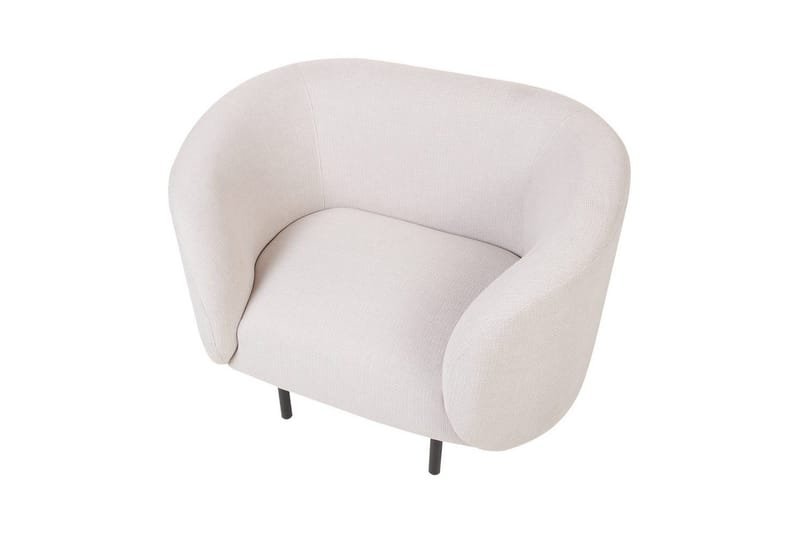 Nojatuoli Loen - Vaaleanbeige, musta/Polyesteri, Vaaleanbeige, musta/polyesteri, Vaaleabeige, musta/polyesteri - Huonekalut - Tuoli & nojatuoli - Nojatuoli & lepotuoli