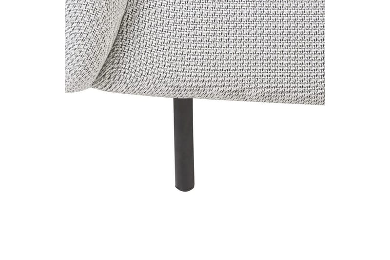 Nojatuoli Loen - Valkoinen, Musta/Polyesteri - Huonekalut - Tuoli & nojatuoli - Nojatuoli & lepotuoli