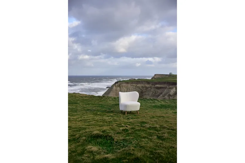 Lounge-tuoli Sanu - Beige - Huonekalut - Tuoli & nojatuoli - Nojatuoli & lepotuoli