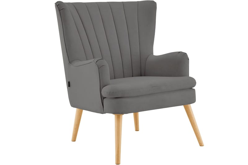 Loungenojatuoli Krugerville - Kangas/Antrasiitti - Huonekalut - Tuoli & nojatuoli - Nojatuoli & lepotuoli