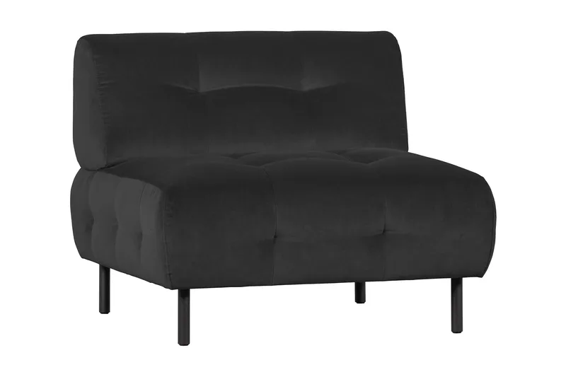 Loungenojatuoli Kuusirant, Musta