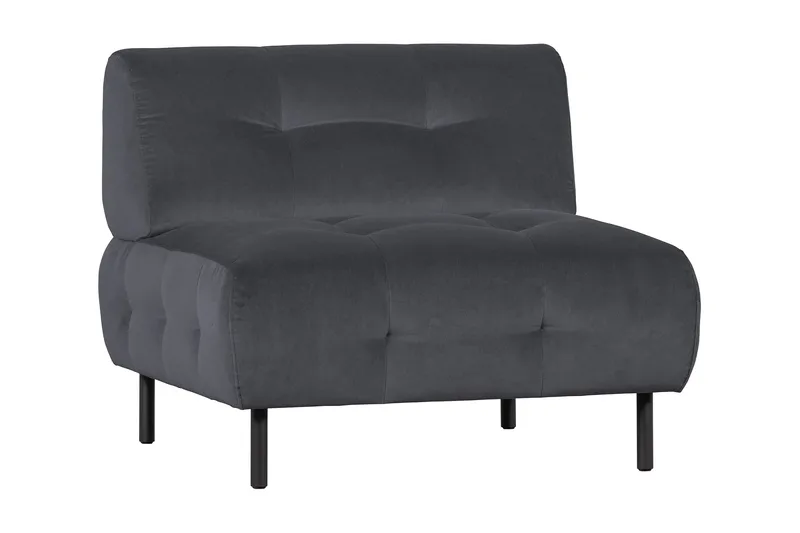 Loungenojatuoli Kuusirant, Tummanharmaa