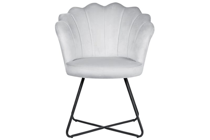 Nojatuoli Lovelock - Harmaa, musta/sametti, Harmaa, musta/Sametti - Huonekalut - Tuoli & nojatuoli - Nojatuoli & lepotuoli