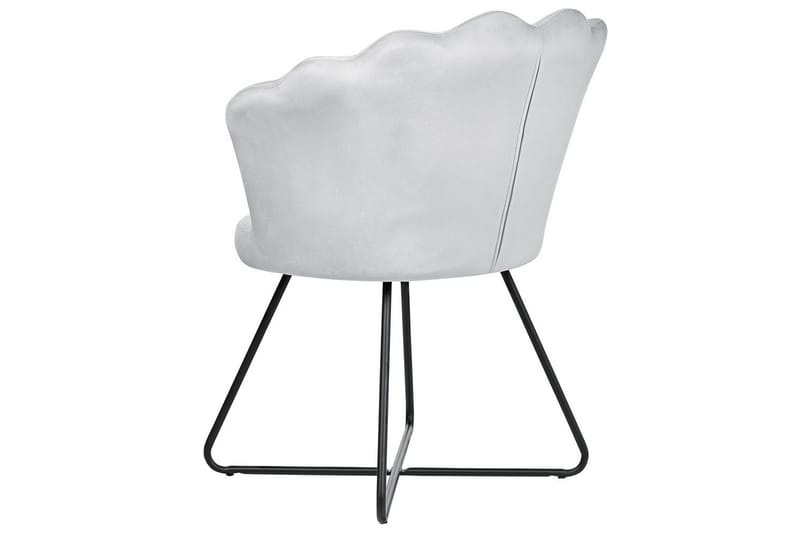 Nojatuoli Lovelock - Harmaa, musta/sametti, Harmaa, musta/Sametti - Huonekalut - Tuoli & nojatuoli - Nojatuoli & lepotuoli