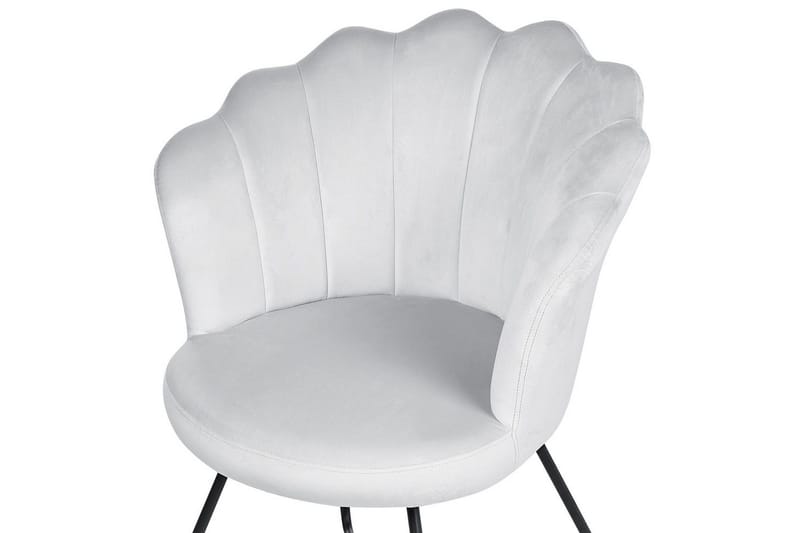 Nojatuoli Lovelock - Harmaa, musta/sametti, Harmaa, musta/Sametti - Huonekalut - Tuoli & nojatuoli - Nojatuoli & lepotuoli