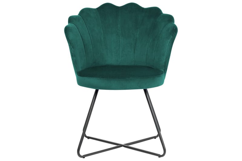 Nojatuoli Lovelock - Vihreä, musta/sametti, Vihreä, Musta/Sametti, Vihreä, musta/Sametti - Huonekalut - Tuoli & nojatuoli - Nojatuoli & lepotuoli