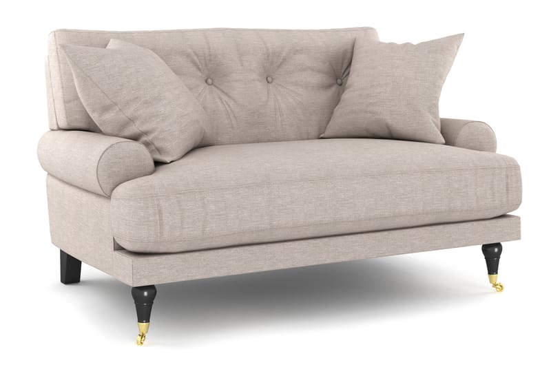 Loveseat Webber - Beige Messinki - Nojatuoli & lepotuoli