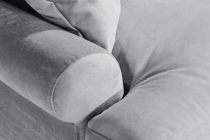 Loveseat Webber Sametti - Hopeanharmaa Messinki - Huonekalut - Tuoli & nojatuoli - Nojatuoli & lepotuoli - Samettinojatuoli