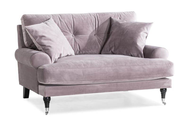 Loveseat Webber Sametti, Liila Kromi