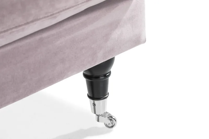 Loveseat Webber Sametti - Liila Kromi - Huonekalut - Tuoli & nojatuoli - Nojatuoli & lepotuoli