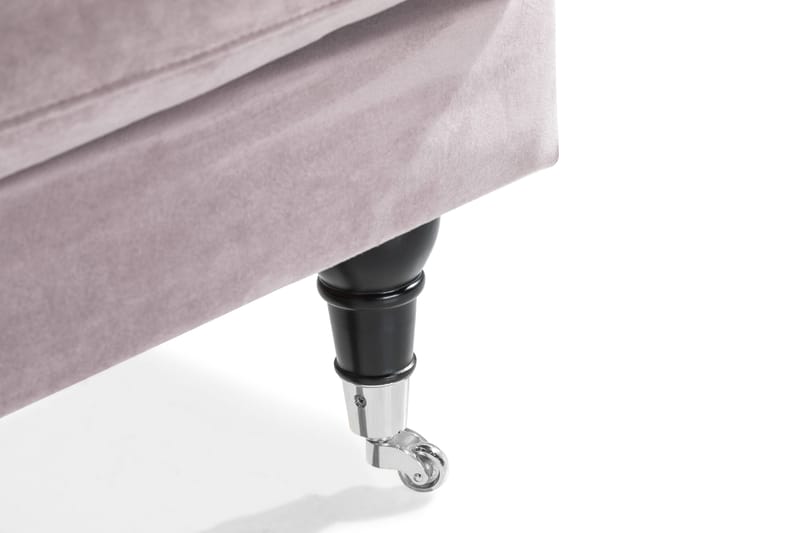 Loveseat Webber Sametti - Liila Kromi - Huonekalut - Tuoli & nojatuoli - Nojatuoli & lepotuoli