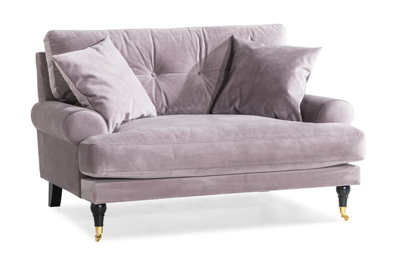 Loveseat Webber Sametti - Liila Messinki - Huonekalut - Tuoli & nojatuoli - Nojatuoli & lepotuoli