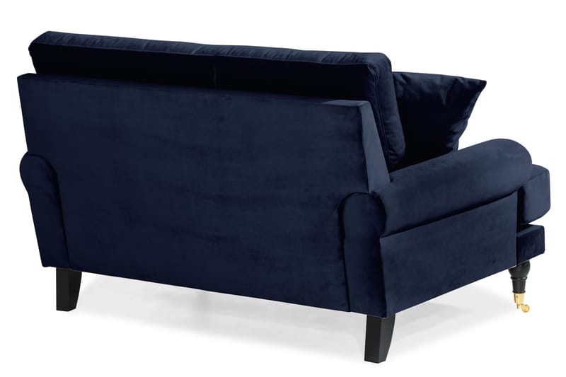 Loveseat Webber Sametti - Yönsininen Messinki - Huonekalut - Tuoli & nojatuoli - Nojatuoli & lepotuoli
