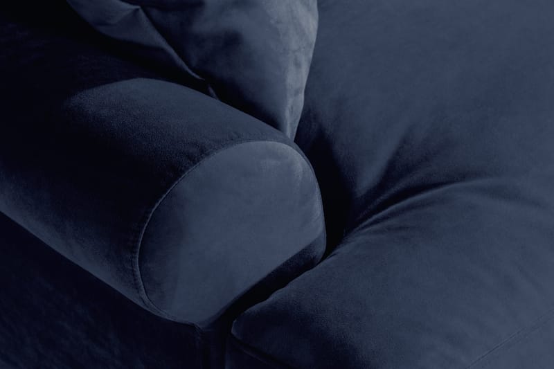 Loveseat Webber Sametti - Yönsininen Messinki - Huonekalut - Tuoli & nojatuoli - Nojatuoli & lepotuoli