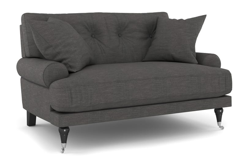 Loveseat Webber - Tummanharmaa Kromi - Huonekalut - Tuoli & nojatuoli - Nojatuoli & lepotuoli