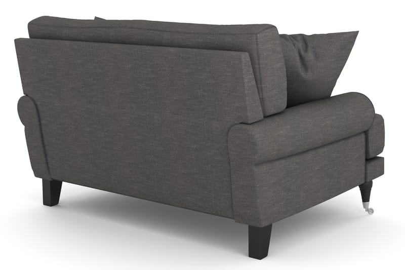 Loveseat Webber - Tummanharmaa Kromi - Huonekalut - Tuoli & nojatuoli - Nojatuoli & lepotuoli