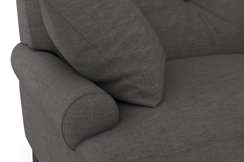 Loveseat Webber - Tummanharmaa Messinki - Huonekalut - Tuoli & nojatuoli - Nojatuoli & lepotuoli