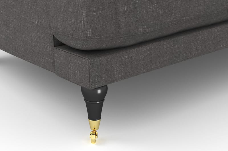 Loveseat Webber - Tummanharmaa Messinki - Huonekalut - Tuoli & nojatuoli - Nojatuoli & lepotuoli