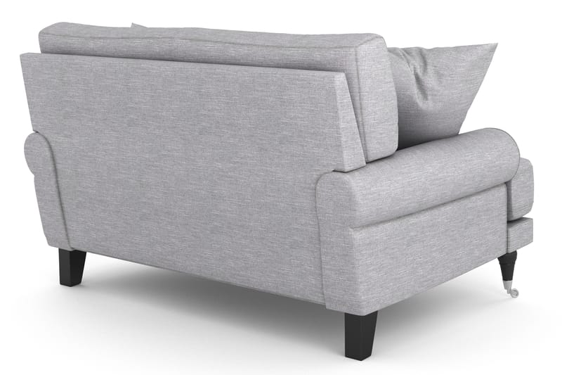 Loveseat Webber - Vaaleanharmaa Kromi - Huonekalut - Tuoli & nojatuoli - Nojatuoli & lepotuoli