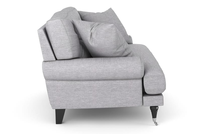 Loveseat Webber - Vaaleanharmaa Kromi - Huonekalut - Tuoli & nojatuoli - Nojatuoli & lepotuoli