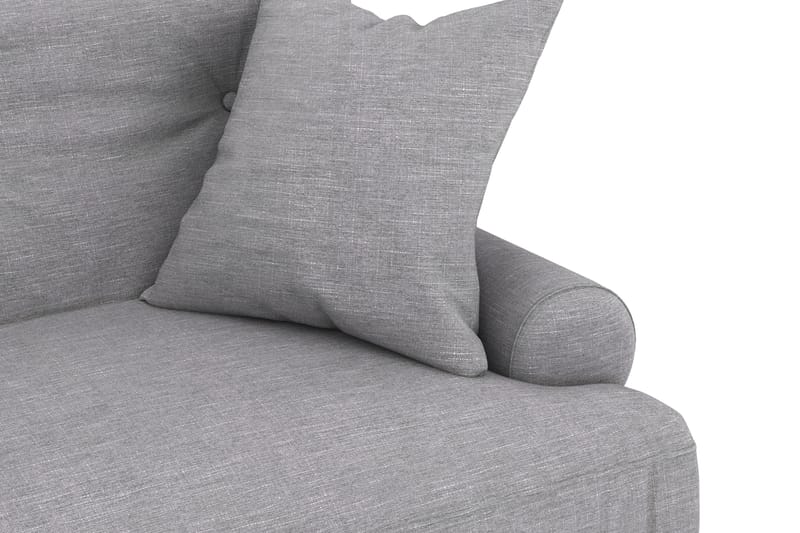 Loveseat Webber - Vaaleanharmaa Messinki - Huonekalut - Tuoli & nojatuoli - Nojatuoli & lepotuoli