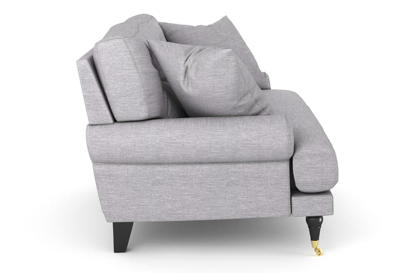 Loveseat Webber - Vaaleanharmaa Messinki - Huonekalut - Tuoli & nojatuoli - Nojatuoli & lepotuoli